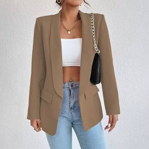 Eleganter Damen-<span class=keywords><strong>Blazer</strong></span> in Rosa, Lässige Offene Jacke mit Langen Ärmeln für Büro, Geschäftliches, Formelle und Alltägliche Anlässe - Product Image 2