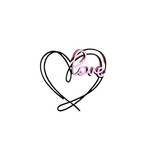 Decoraciones de Pastel Acrílicas con Forma de Corazón y Dulzura, para el Día de San Valentín, Festival Qixi, Estilo Instagram - Product Image 5