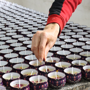 Huming – bougie parfumée créative à la cire de soja, Design de fleur, bougies parfumées à la main, petite marguerite, jasmin, boîte de conserve - Product Image 6