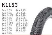 Pneu de vélo de montagne Kenda K1153 Aptor original 26x1.95 27.5x2.10 29x2.10 14 16 20 24 pouces, roulement rapide, tout-terrain