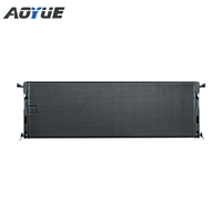 Système de haut-parleurs de sonorisation professionnel Aoyue WL12 3 voies double 12'