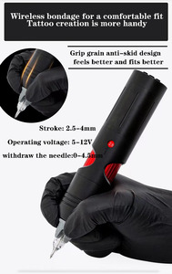 Máquina de Tatuaje Inalámbrica Recargable, Pistola de Tatuaje Rotativa Digital, Batería de Alta Capacidad para Delineado, Sombreado y Arte Corporal - Product Image 6