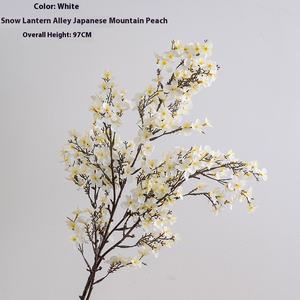 Fait à la main japonais Sakura INS Style décor à la maison lanterne de neige <span class=keywords><strong>allée</strong></span> fleur artificielle transfrontalière en gros fausse fleur MW38204 - Product Image 6