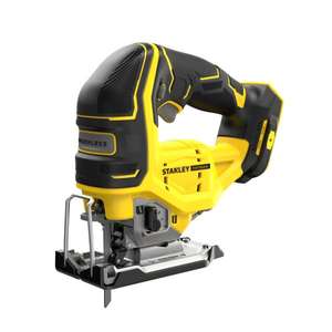 Sierra de calar inalámbrica sin escobillas Stanley Fatmax de 18V con carrera de 20 mm para cortar madera y metal - Product Image 1