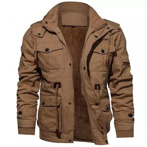 Haute Qualité Hiver Épaississement Chaud <span class=keywords><strong>Militaire</strong></span> <span class=keywords><strong>Style</strong></span> Bomber Hommes <span class=keywords><strong>Veste</strong></span> Manteau 4XL Hommes Plus La Taille Vestes - Product Image 1