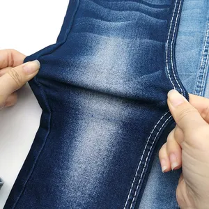 Aufar 8.7oz yüksek spandex denim kumaş kot denim kumaş fabrika çıkışı D54B1300