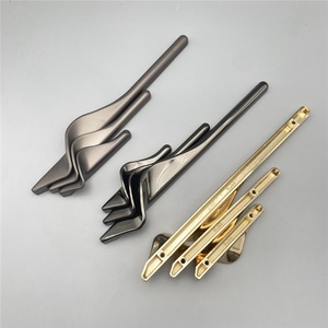 Popular New Zinc Alloy Lightweight Modern Designer K <b>Gold</b> Gray Ring Shape Electroplated <b>Cabinet</b> Door Drawer Handles - Product Image 4