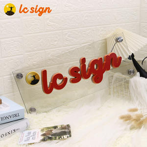 Lettres de canal LED de haute qualité logo 3D d'entreprise panneau de signalisation lumineux LED intérieur extérieur lettres LED en verre Facelit - Product Image 5