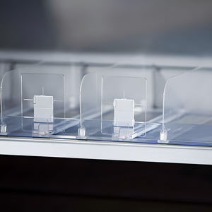 Gondola <b>Shelving</b> Pushers Shelf Mounted Bottle Pusher Kit Plastic Commodity Refill Pusher Cigarettes Automatic Propulsion System - Product Image 5