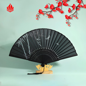 Abanico de Baile Oriental de 21cm con Diseño Personalizado, Accesorios Flamencos para Festival de Música, Kit de Supervivencia, Regalo de Navidad, Promoción - Product Image 6