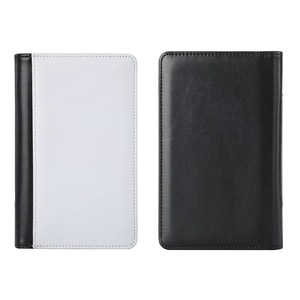 Taccuino a sublimazione A6 a foglia libera Notebook <span class=keywords><strong>nero</strong></span> <span class=keywords><strong>bianco</strong></span> modello fatto da te da ufficio <span class=keywords><strong>portafoglio</strong></span> regalo <span class=keywords><strong>e</strong></span> porta carte - Product Image 5