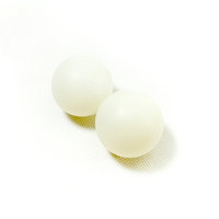 Balle creuse en plastique blanc durable de 35 mm, marque JSJM, prise US, pour machine de jeu de tir, économique, vente directe d'usine, haute qualité