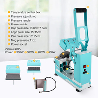 Vente en gros machine à presser par sublimation semi-automatique 4-en-1 220V transfert de chaleur pour casquette chapeau tasse T-shirt logo stylo personnalisé