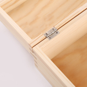 Wooden Storage <b>Box</b> Rectangular Pine Solid <b>Wood</b> Customizable Jewelry <b>Box</b> <b>For</b> Cosmetics <b>Tea</b> Gift Packaging 9cm High - Product Image 3