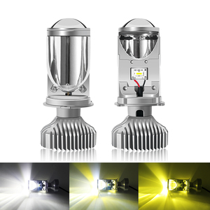 Projecteur LED <span class=keywords><strong>H4</strong></span>, éclairage jaune ambre, canbus H7, phare de voiture avec 3 couleurs, livraison gratuite, 2020 - Product Image 1