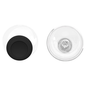Kit de réparation de joystick EXtremeRate, stick analogique personnalisé noir et transparent, bouton de remplacement pour manette Xbox Series X S - Product Image 3