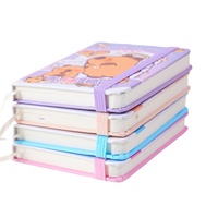 Student Study Supplies A7 Hardcover Tragbares Taschenbuch, Kinder rückkehr zum Schul geschenk, niedlicher kleiner Notizbuch riemen, tragbar