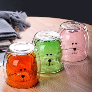 Vaso de Vidrio de 80ml 150ml 250ml 450ml de Doble Pared de Borosilicato Alto con Forma de Huevo para Capuchino, Espresso, Café, Té, Vino y Bebidas - Product Image 3