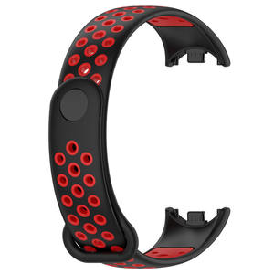สายนาฬิกาข้อมือซิลิโคนสองสีสำหรับ Xiaomi Band 8/9 รุ่นสปอร์ต ขายดี - Product Image 5