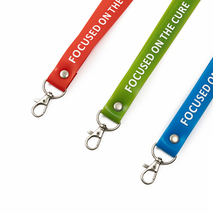OEM Multi Color Badge Holder Neck Strap PVC Screen Printed <b>Lanyards</b> Customizable Logo - Product Image 2