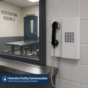 Teléfono de Emergencia Antivandálico para Áreas Públicas con Auricular Reforzado y Botones Metálicos para Centros Comunitarios - Product Image 6