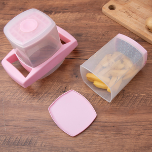 Cortador de Patatas Rosa con Cuchillas de Acero Inoxidable, Apto para Lavavajillas, Fácil de Limpiar, Compacto, Herramienta para Cortar Verduras en Cubos para Cocina - Product Image 6