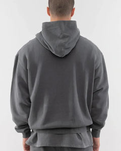 هودي مخصص عالي الجودة وثقيل الوزن، سادة وفارغ، 80% قطن 20% بوليستر 480 جرامًا لكل متر مربع، هودي دافئ واسع بدون رباط - Product Image 5