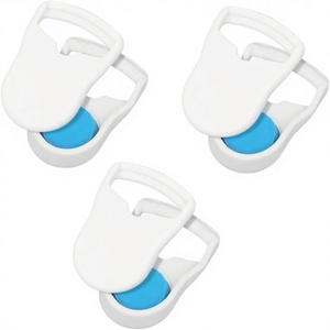 Clips Magnéticos para Arnés de CPAP, Magnetismo Fuerte, Desconexión Rápida, Accesorios para Mascarillas AirTouch <span class=keywords><strong>F20</strong></span>/F30/N20, Blanco/Azul - Product Image 2