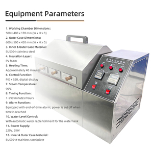 ISO 2440 ve ISO 188 <span class=keywords><strong>SUS304</strong></span> Paslanmaz Çelik ile Uyumlu Hazne için Buharla Yaşlandırma, 40 Dakika Isıtma Süresi - Product Image 5