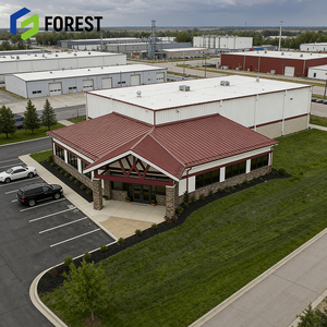Taller de Estructura de Acero Ligero de Bajo Consumo Energético en Ontario con Panel Sándwich, Edificio Prefabricado (PEB) Rentable en Francia - Product Image 1