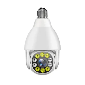 Dagro Cctv 2MP 360 Panorâmica Rede Sem Fio Smart Home IP Bulb Camera com Rastreamento Humano Câmera de Segurança