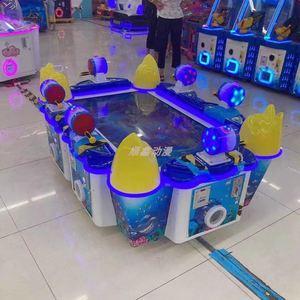 เครื่องเล่นเกมตกปลาแบบตั้งโต๊ะเชิงพาณิชย์สำหรับผู้เชี่ยวชาญ ใช้งานได้ 1 ปี รองรับเหรียญหยอด ใช้งานได้ในร้านเกม รองรับภาษาอังกฤษ เล่นได้ 6 คน - Product Image 5