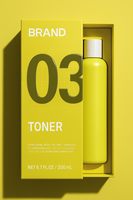 Boîte d'expédition personnalisée en carton pour flacons d'huile 1g 2g, emballage recyclable en papier aux couleurs tendance bonbon