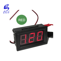 Meteran Tegangan AC Dua Kawat Digital LED Presisi Tinggi Voltmeter Digital Dua Kawat AC 220V Catu Daya Listrik 70V - 500V