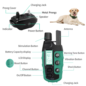 <span class=keywords><strong>Collar</strong></span> de Adiestramiento para Perros con Control Remoto Inteligente, Vibración, Sonido y Anti Ladridos, Varios Colores - Product Image 3