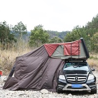Tente de toit rigide gonflable jetable avec logo personnalisé pour 4 personnes