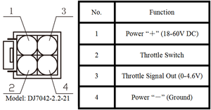 Acelerador ITS de 0-5V, voltaje de funcionamiento 18-60VDC, tecnología de sensor de aceleración inductivo sin contacto - Product Image 6
