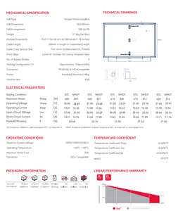 Sunplus Black N-Type แผงโซลาร์เซลล์กระจกสองชั้นแบบคู่โมดูล405W ที่มีประสิทธิภาพ21.5% สำหรับใช้ในที่พักอาศัย - Product Image 3