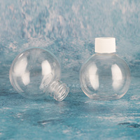 Emballage plastique personnalisé de 140 ml en PET pour shampoing et gel douche, peut être transporté dans une bouteille en plastique sphérique vide