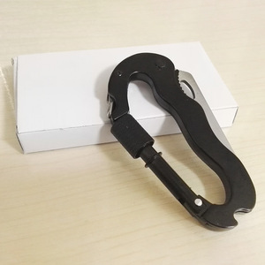 Carabiner Multi-Tool Cutter Key Holder Portable Carabiner Outdoor Camping Climbing Folding Knifes Survival Camping Tools