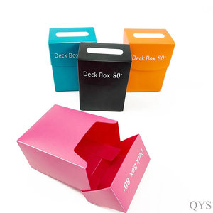 Caja de Cartas Coleccionables QYS Personalizada para Más de 100 Cartas, Estuche de Almacenamiento para Cartas TCG, Organizador para Colección de Cartas de Juego - Product Image 4