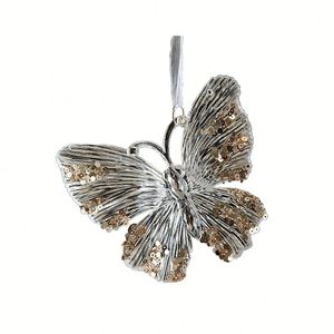 <b>Sequined</b> Acrylic Christmas Ornaments Transparent Snowflake Pendant for Tree Scene Decoration - Product Image 5