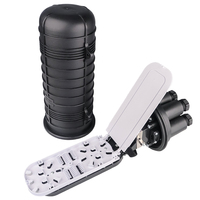 Boîtier de raccordement de fibres optiques de type dôme 96/144 cœurs