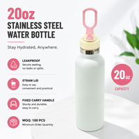 Gobelet isotherme réutilisable en acier inoxydable avec couvercle, double paroi, anti-fuite, poignée amovible, logo personnalisé, couleur OEM ODM