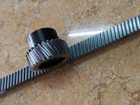 Rak dan Pinion Gigi Helikal Presisi Tinggi DIN6 M1.5 15*15m*1000mm Hasil Penggilingan