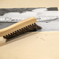 Pinceau à aquarelle multi-usages Artsecret à poils doux ; manche en bois pour dépoussiérer les canapés et nettoyer les sièges de voiture