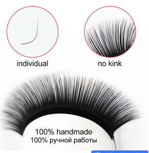 Extensions <span class=keywords><strong>de</strong></span> <span class=keywords><strong>cils</strong></span> individuels <span class=keywords><strong>de</strong></span> la série L à <span class=keywords><strong>courbure</strong></span> spéciale <span class=keywords><strong>de</strong></span> haute qualité TZ, matériau PBT, longueur <span class=keywords><strong>de</strong></span> 5 à 25 mm, style long naturel pour - Product Image 2