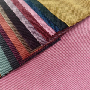 Một bên P/t <span class=keywords><strong>Polyester</strong></span> Spandex dệt kim sườn vải Ấn Độ siêu mềm nhung sườn 290gsm spandex vải hot bán giá rẻ - Product Image 2