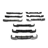 Diffuseur arrière de pare-chocs de voiture de Style M-Performance Diffuseur arrière d'aspect carbone Bilatéral single out pour BMW E90 M-Tech