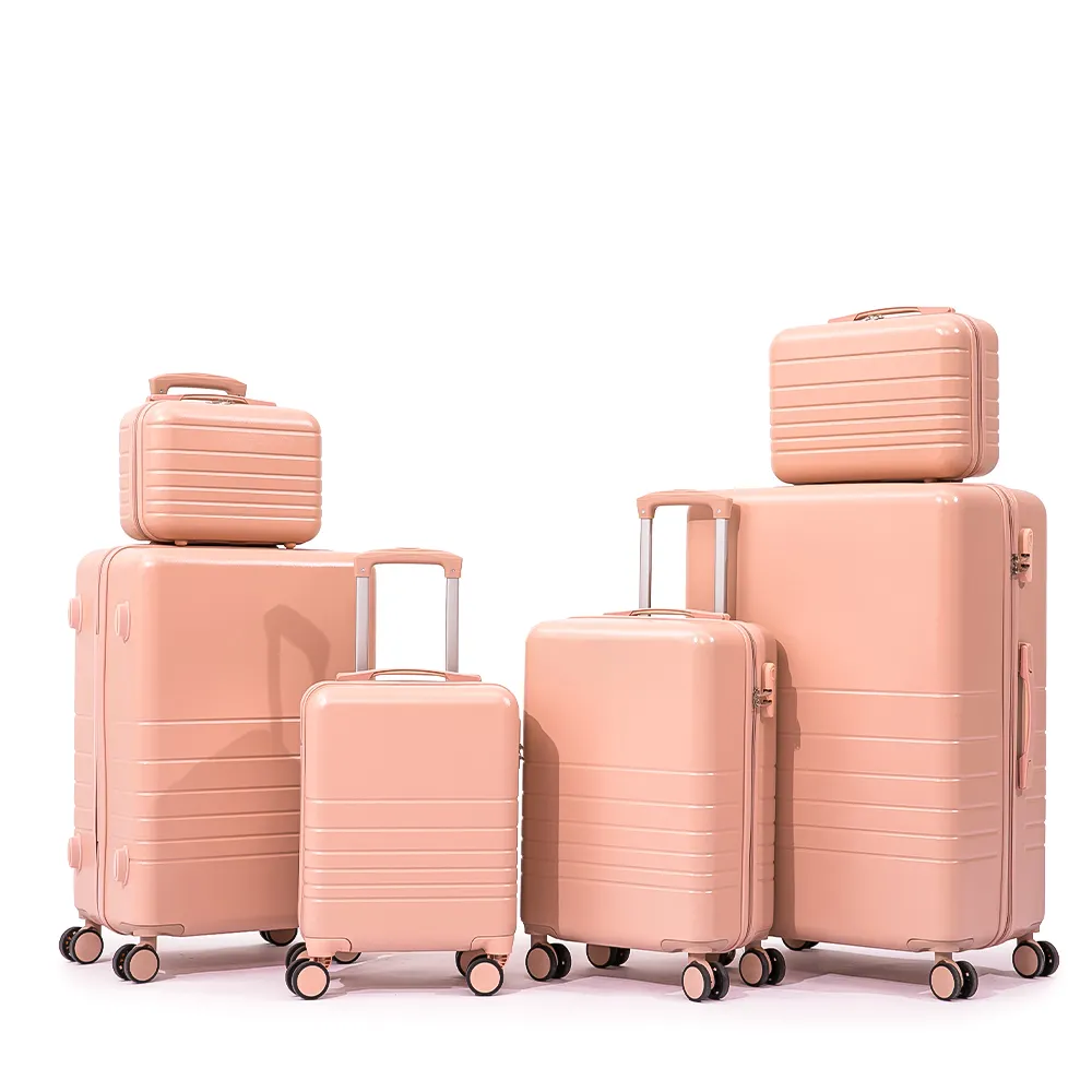Nice Travel ABS PC malas de bagagem bagagem de mão sacos de viagem conjuntos de malas de cabine malas de bagagem personalizadas com girador rígido